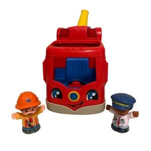 Little People Heros- Police and Fireman & Truck- Fisher Price